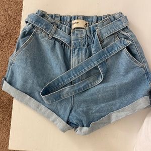 garage jean shorts